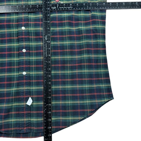 Ralph Lauren Shirt Men's Large Crest Golf Club Embroidered Long Sleeve Plaid - Picture 6 of 8